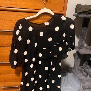 Reformation cape mini dress